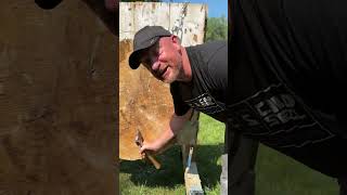 COLD STEEL TBD GUINESS BOOK (151.5ft) OF WORLD RECORD HATCHET THROW short