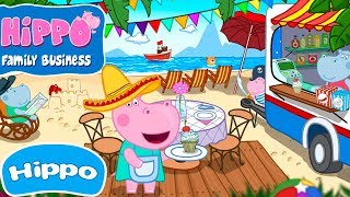 Hippo 🌼 Rätsel im Video 🌼 Kochen 🌼 Strandcafé für Kinder 🌼 Cartoon Spielrückblick screenshot 2