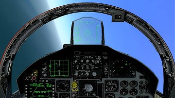 Lock On Modern Air Combat Fraps Test - F-15 C vs Su-27