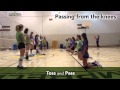 Sask volleyball triple ball 3 of 5 forearm passing