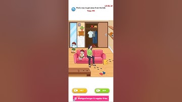 Annoying Puzzle level 29 / Find a way to get away from the kids
