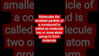 the definition of molecules 😱😱🔥🔥#trending #science #mole