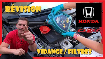 Quand faire la vidange sur une honda civic ?