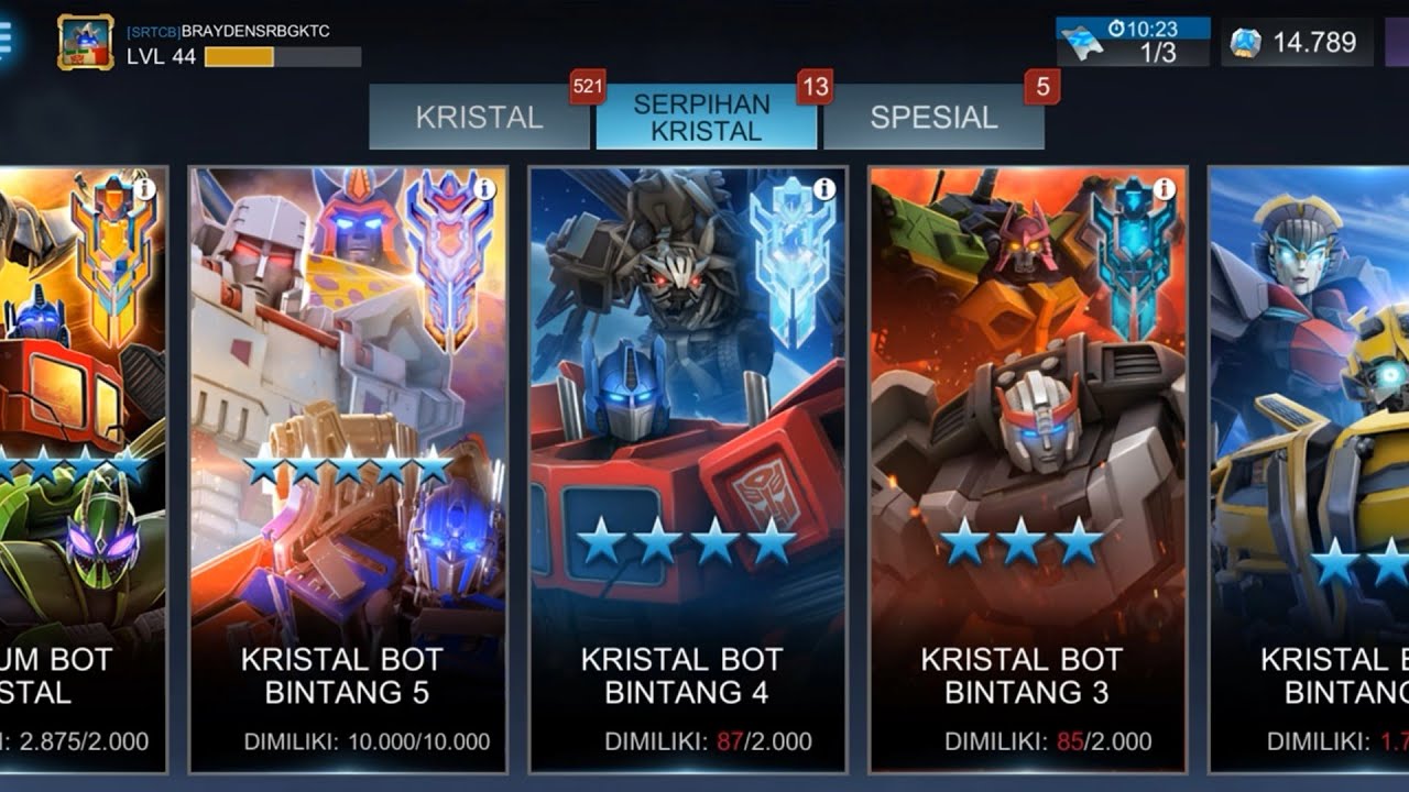 opening 5 star bot crystal what i got 😱😱😱😱  Transformers forged to fight