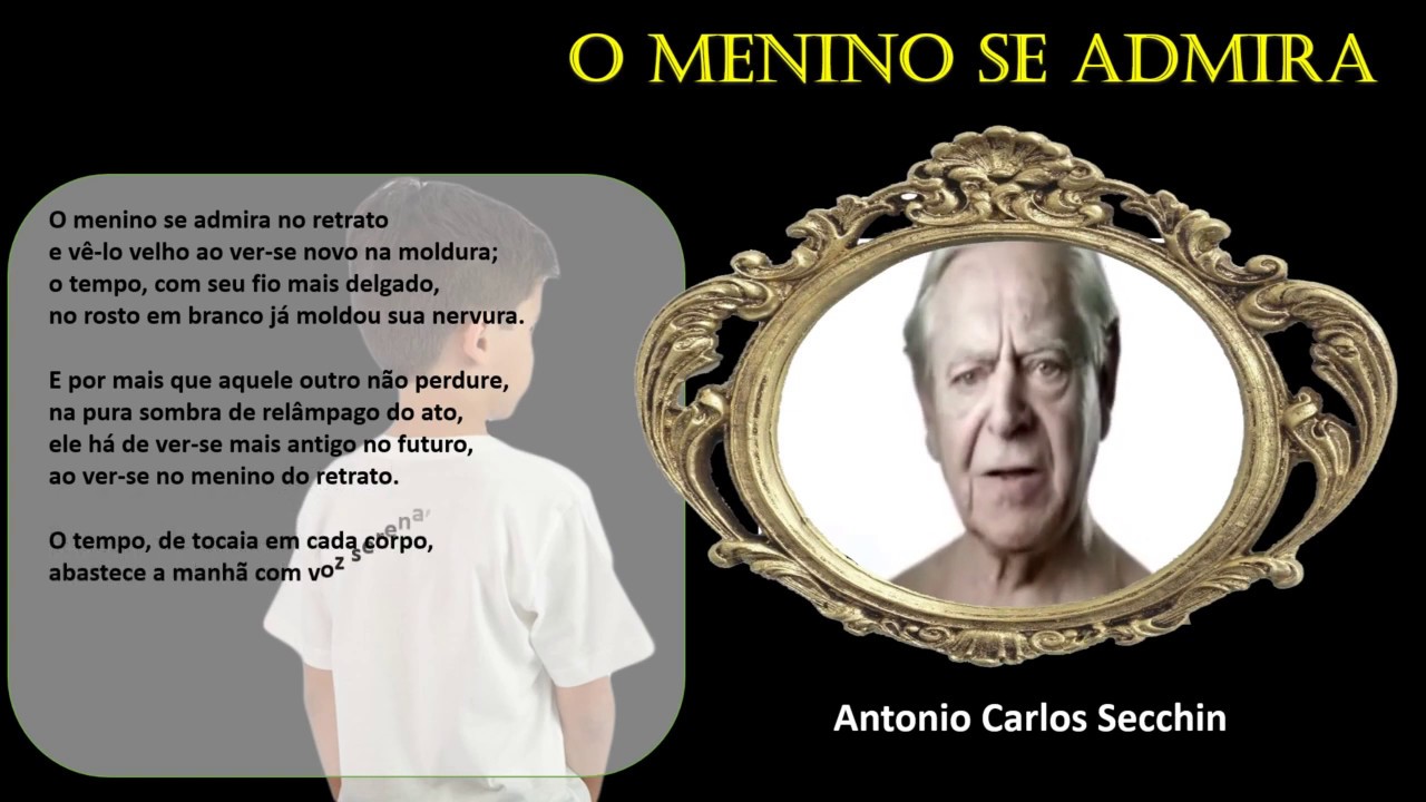 O MENINO SE ADMIRA