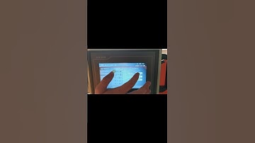 Details of the touch screen operation interface of the rivetless riveting machine