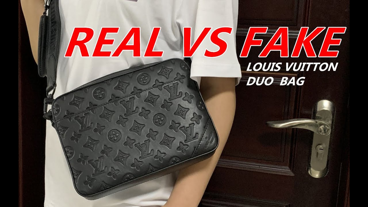 Real vs Fake LV DUO MESSENGER BAG 