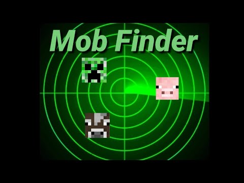 Mob Finder/Detector in Minecraft (Bedrock Commands) no Mod