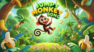 Jumpy Monkey Song - Fun Banana Counting Adventure for Kids!