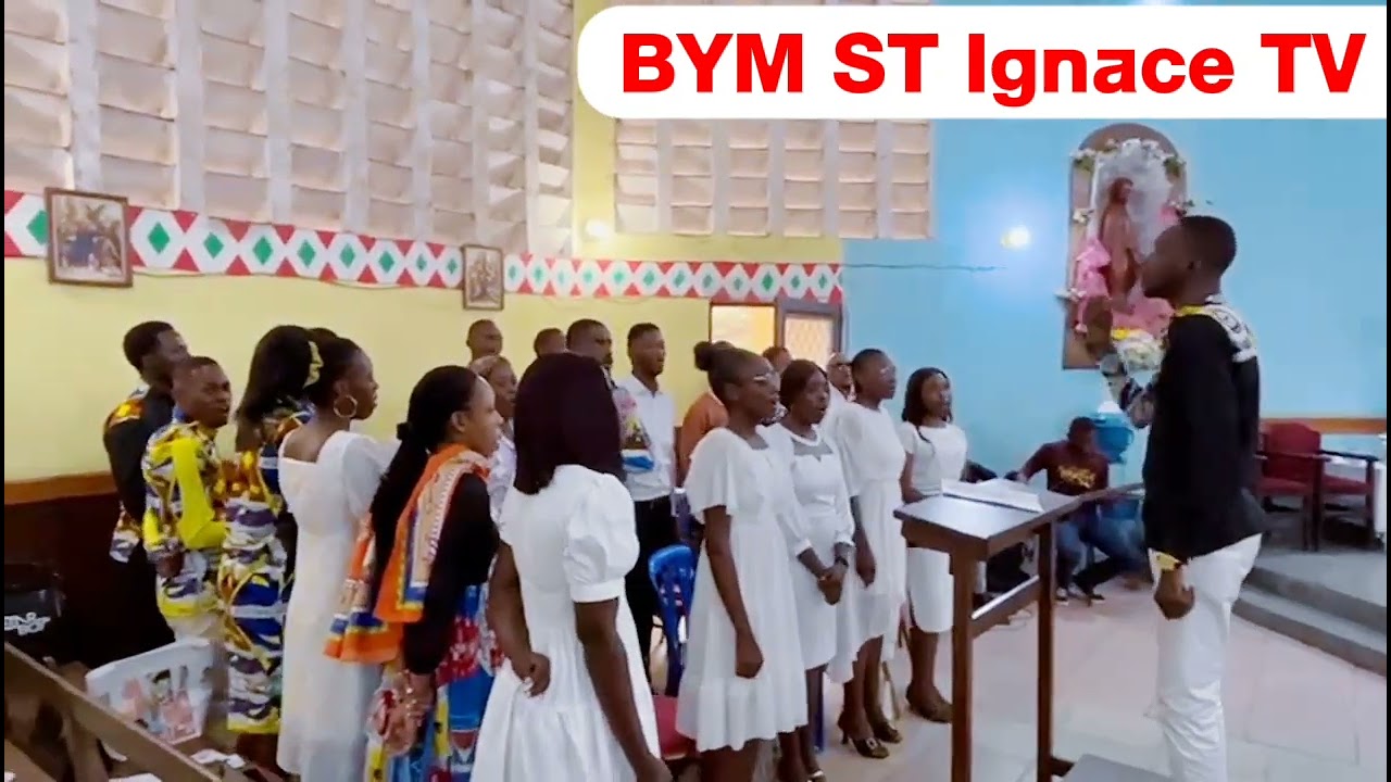 Hymne Bilenge Ya Mwinda exécuté par la chorale Initiatique Christ Roi de l'Univers de Saint Ignace 
