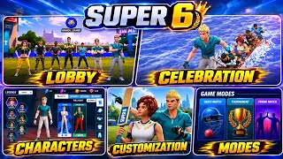 Super Six Cricket Game Honest Review 🤩 | Amazing Lobby, Celebration, Characters & Game Modes 🔥 screenshot 3