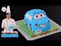 Bánh kem Ôtô - Cách trang trí bánh kem nhật hình ôtô cho bé trai | Kỹ Năng Cắt Tỉa - Trang Trí