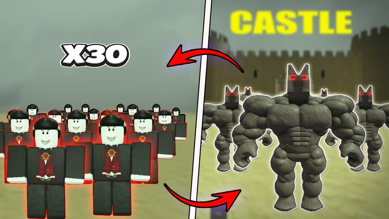 Dead Rails Roblox | Vampires vs Werewolf Castle, Epic Battle with ...
