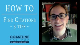How to find Citations - 3 tips