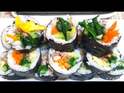 КИМПАБ с мясным фаршем! ОЧЕНЬ ВКУСНЫЕ Корейские роллы!