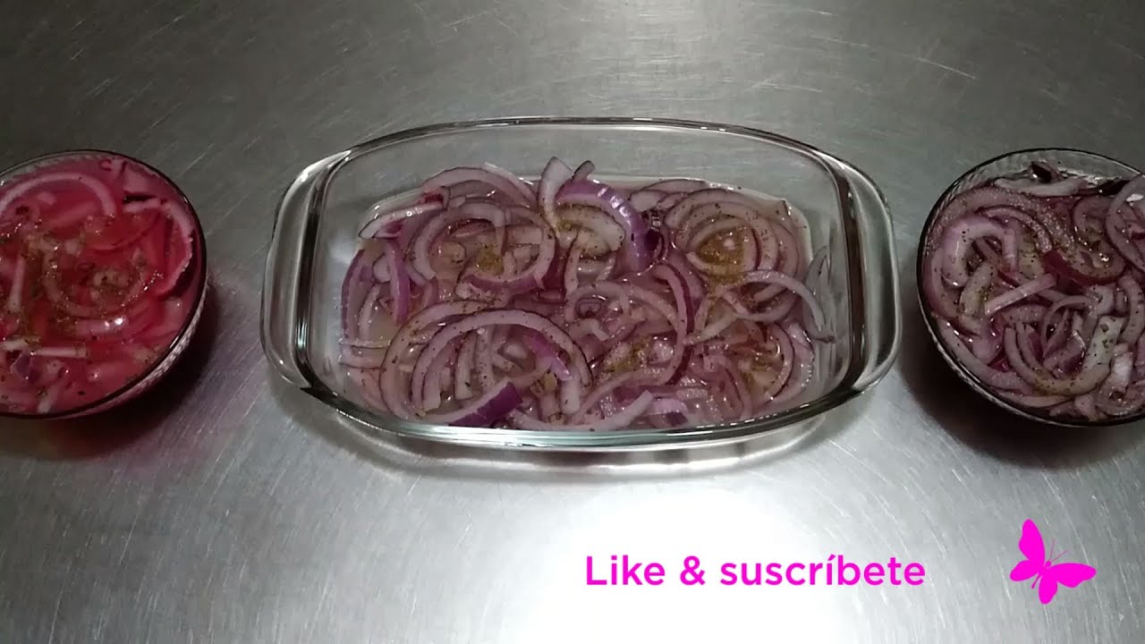 COMO CURTIR CEBOLLA MORADA (3 formas diferentes fácil y rápido) Lenny