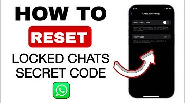 How to Reset Secret Code on WhatsApp - Reset Locked Chats Secret Code in WhatsApp 2024