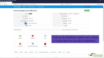 How to Shutdown Your VPS Forcefully or Gracefully Using SolusVM   HostPinnacle