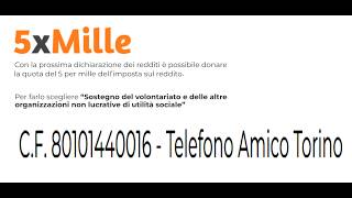 telefono amico torino - intervista Rai3 del 25-5-2026