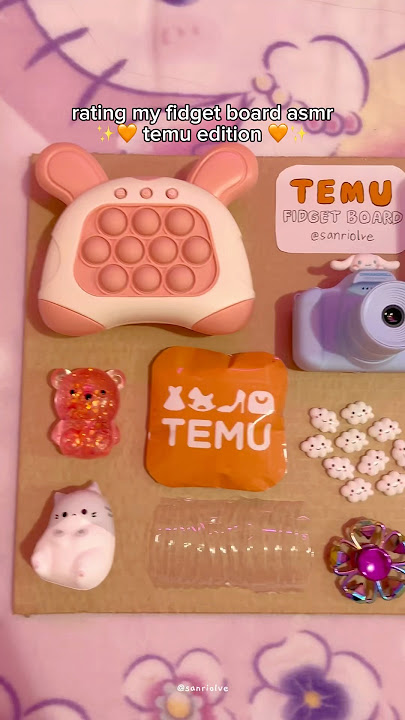 temu fidget board asmr 🧡 code: duf2973 in #temu searchbar #temuhaul#asmr#fidgetboard #fidgets#fyp