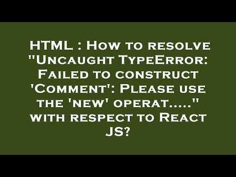 HTML : How
