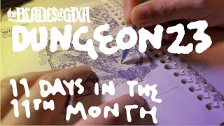 drawing a stream of consciousness megadungeon, one room every day