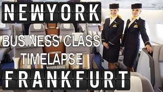 Lufthansa A380 Business Cl Timelapse 8H New York-Frankfurt Jfk-Fra