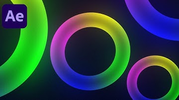Dynamic Glowing Torus Background in After Effects – Sci-Fi Motion Look