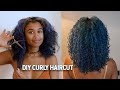 The Best Way To Cut Curly Hair At Home | Easy DIY Curly Haircut Tutorial for Shape and Hair Growth