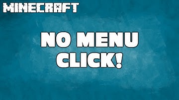 ✔ MINECRAFT | NO MENU CLICK! Resource Pack 1.14+