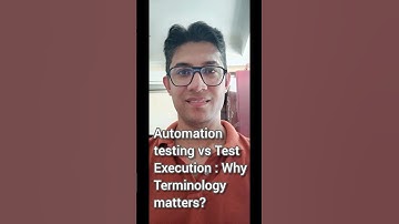 Automation Testing vs Test Execution: Why Terminology Matters in QA!