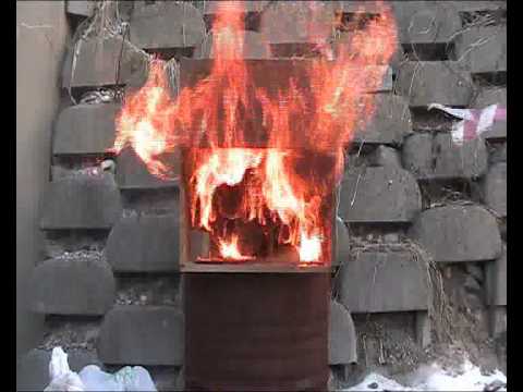Flashover simulator room