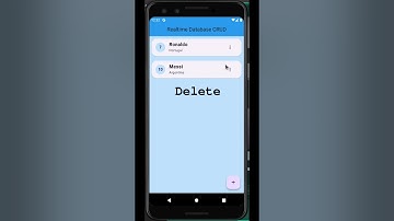 Flutter Firebase Realtime Database CRUD | Flutter Firebase CRUD #shorts  #flutter