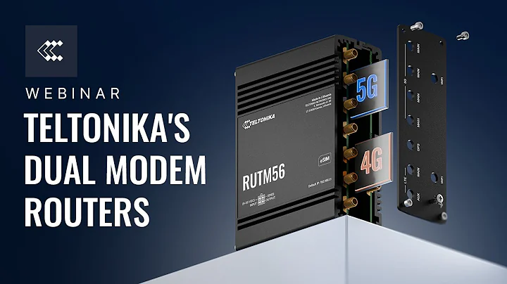 Teltonika's Dual Modem Routers Powering Reliable Connectivity | Webinar