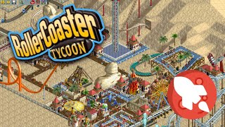 Roller Coaster Tycoon | Pacific Pyramids - The Easiest Challenging Park Ever