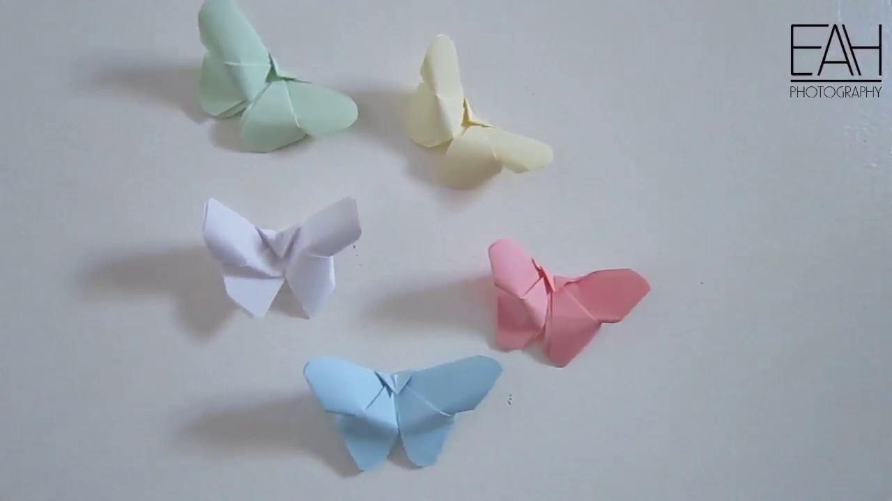 Easy Diy 3 D Paper Butterfly Wall Decor Idea For Beginners