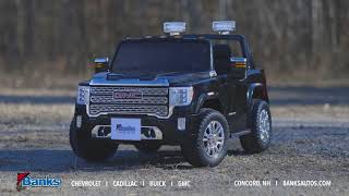 Sports Performance Fully Electric GMC Sierra Denali HD // Banks Chevrolet Toys for Tots