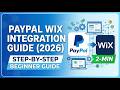 PayPal Wix Integration Guide 2026 Step by Step Beginner Guide 2 Min