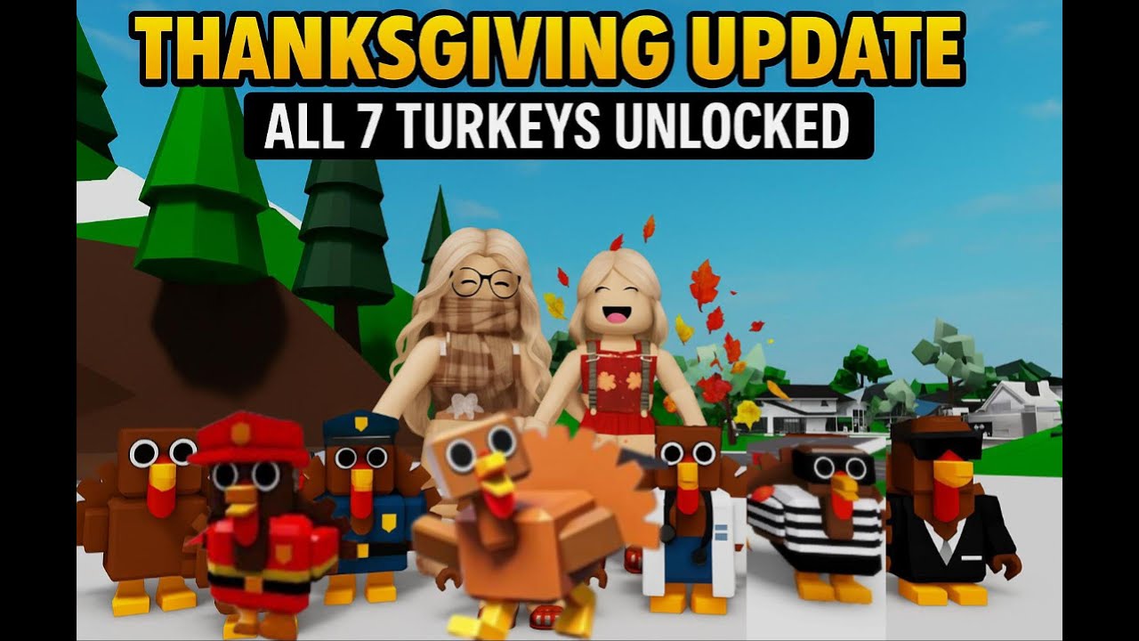 Roblox Brookhaven 🏡 RP/ NEW TURKEY HUNT UPDATE (All 7 Turkeys locations ...