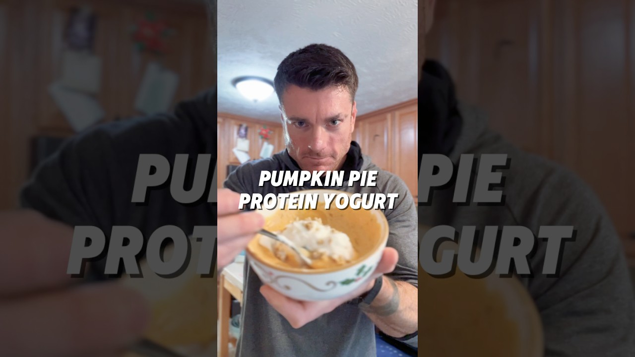 Pumpkin Pie Protein Yogurt 🤤