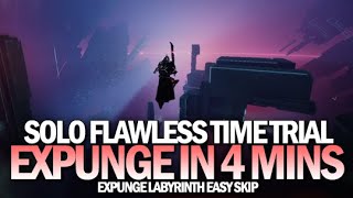 Solo Flawless Expunge Labyrinth Time Trial in 4 Minutes w/ Easy Skip [Destiny 2]