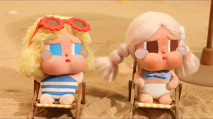 POP MART | CRYBABY Vacation Mode On Series-Vinyl Plush Pendant Blind Box