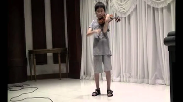 Kreisler Praeludium and Allegro played by nine-yea...