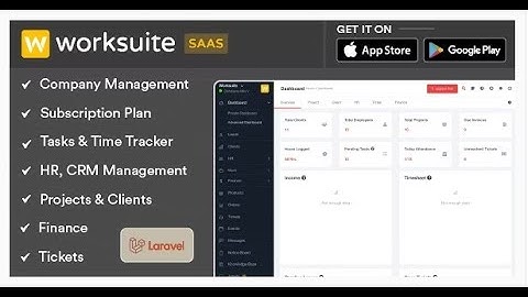 Worksuite Saas   Project Management System
