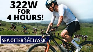The Pace of This Year's Sea Otter Classic Was Absolutely Insane! Race Tactic and Power Analysis