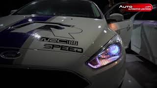 Ford Focus dán decal và độ đèn GTR Premium