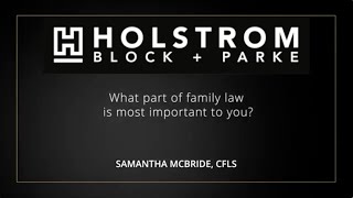 What part of family law is most important to you? 