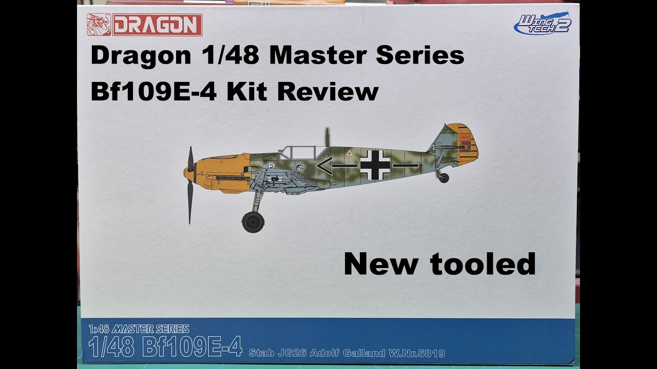 Обзор модели Dragon 1/48 Master Series Bf109E-4