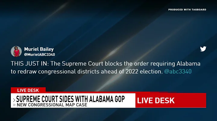 Supreme Court blocks order requiring Alabama to redraw congressional districts