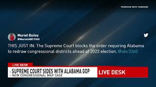 Supreme Court blocks order requiring Alabama to redraw congressional districts